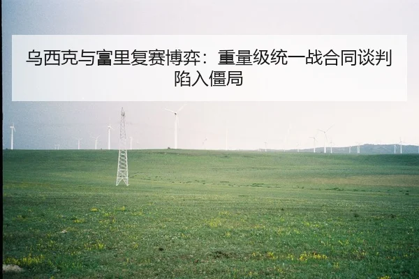 乌西克与富里复赛博弈：重量级统一战合同谈判陷入僵局