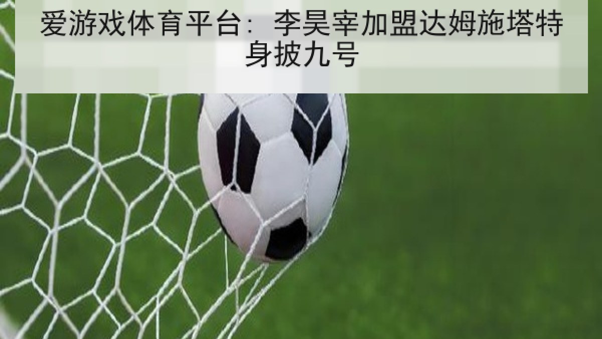 爱游戏体育平台: 李昊宰加盟达姆施塔特身披九号 爱游戏体育平台: 李昊宰加盟达姆施塔特身披九号